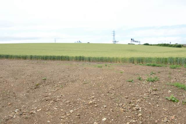 Land off J10a, as viewed from Newlands Road