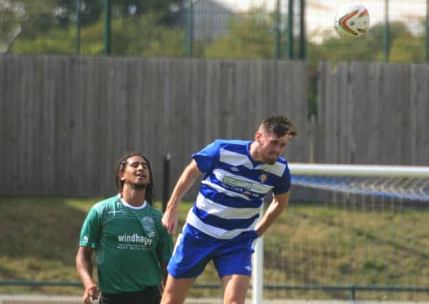Action from Dunstable Town's 2-1 defeat to Chippenham