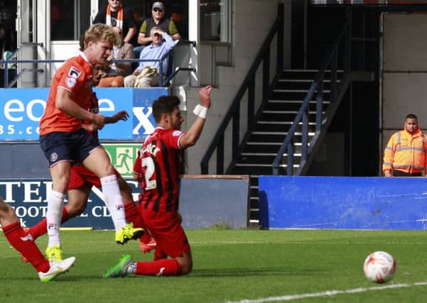 Cameron McGeehan puts Luton 2-0 in front