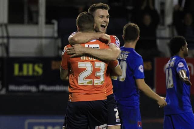 Stephen O'Donnell celebrates his late winner