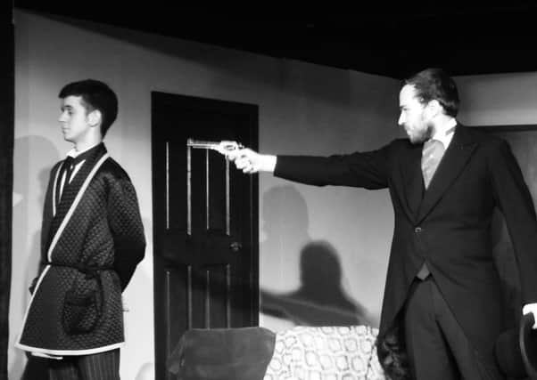 A scene from the TADS production of Sherlock Holmes