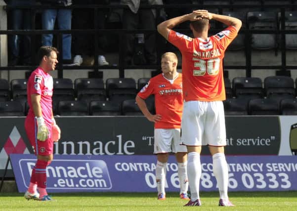Hatters' defence are left in disbelief at Notts County