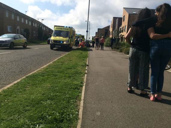 The incident at Kestral Way yesterday