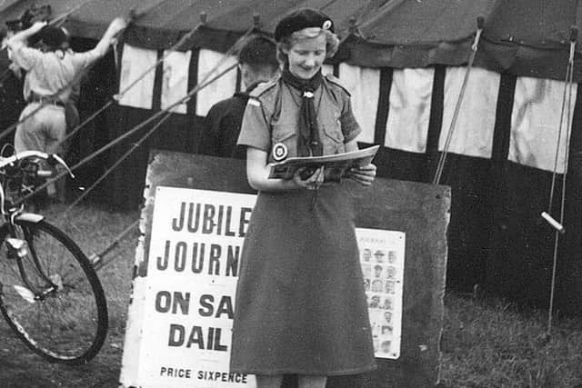 Rita at the jamboree in 1957