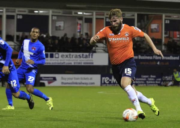 Paddy McCourt in action against Leyton Orient