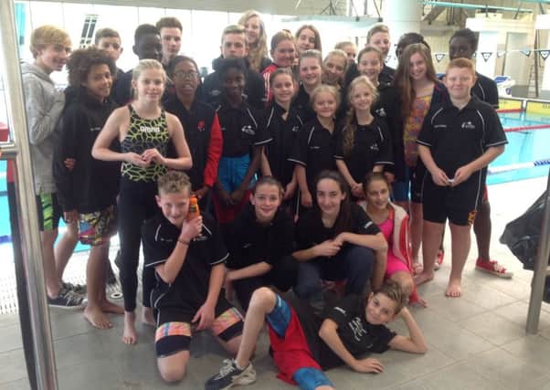 The Team Luton swimmers