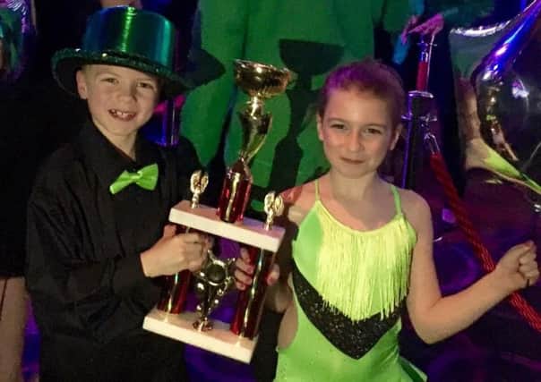 Jacob and Ruby Allen from Houghton Regis perform magic act at Skegness.