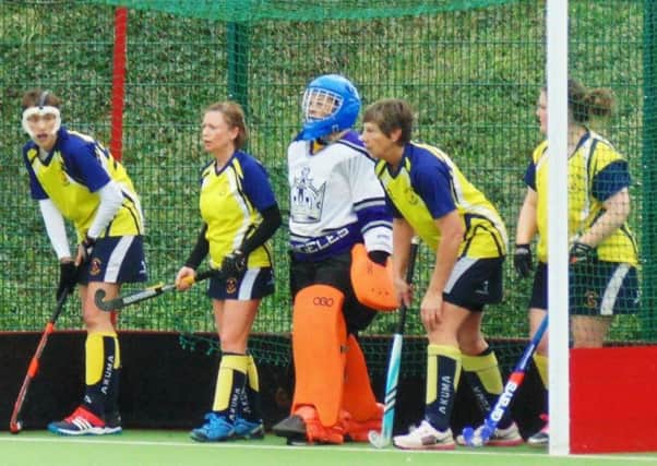 Chiltern Ladies defend a corner at the weekend