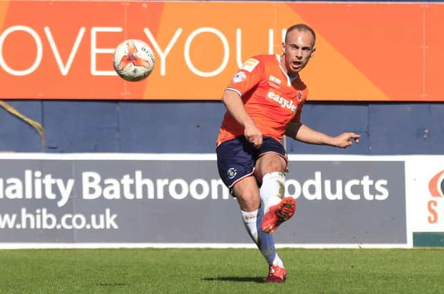 Jake Howells is back in the Hatters' squad now