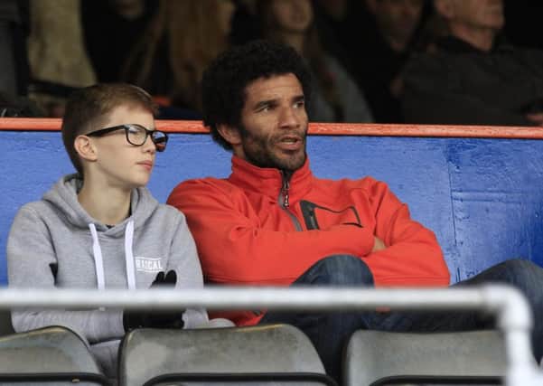 David James watches on against Wycombe