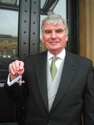 NOAH boss Jim O'Connor with his MBE