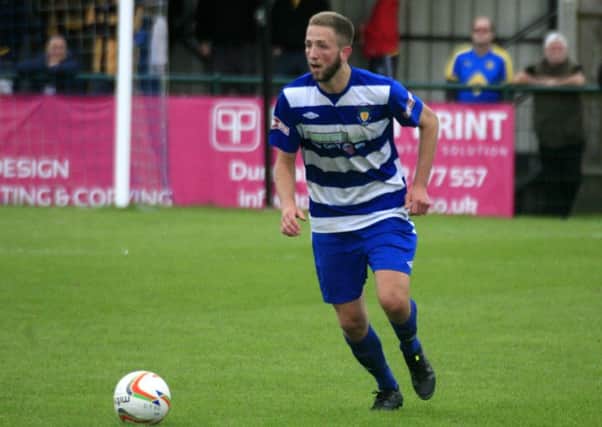 Luke Pennell in action for Dunstable