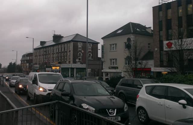 Stuart Street and Dunstable Road are often clogged up with traffic