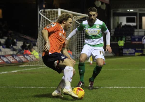 Craig Mackail-Smith in action against Yeovil on Tuesday night