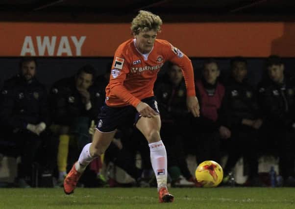 Cameron McGeehan advances during the 1-1 draw with Yeovil Town