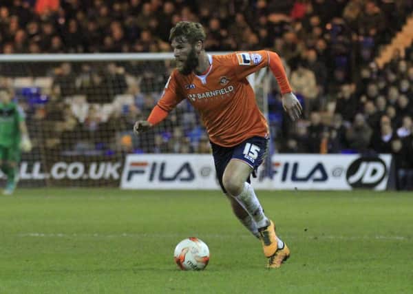 Paddy McCourt in action for Hatters