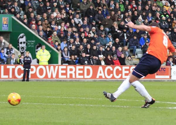 Andy Drury scores the winner for Luton at Plymouth last season