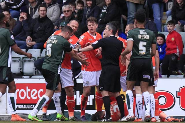 Tempers boil over in the aftermath of Dan Potts' injury