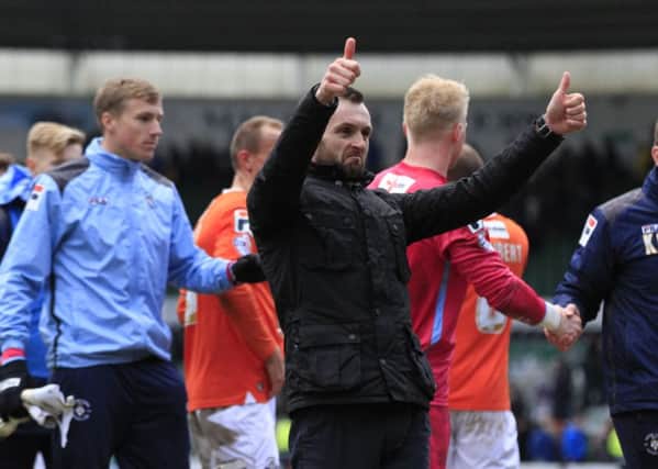 Nathan Jones hails Town's travelling fans at Plymouth