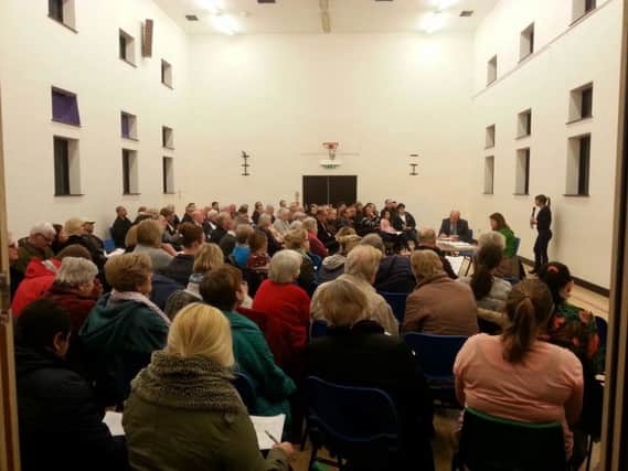 Nearly 140 swelled Bushmead Community Centre for a meeting on the potential closures
