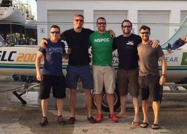 Team Essence who are crossing the Atlantic unsupported in aid of the NSPCC
