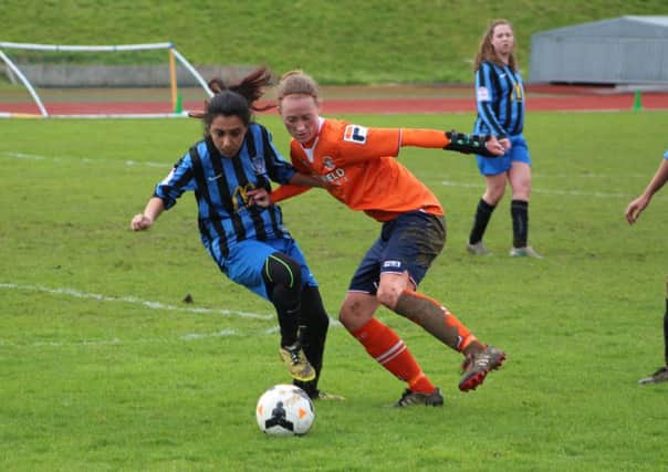 Jo Rutherford was on target for Hatters on Sunday