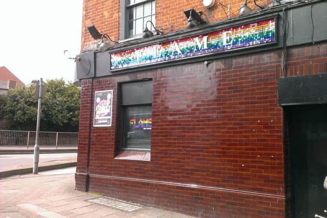 The incident occurred outside Flame Nightclub (pictured)