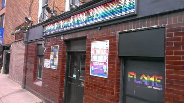 The incident occurred outside Flame Nightclub (pictured)