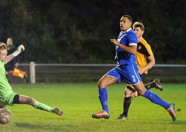 BJ Christie scored again for AFC Dunstable on Tuesday night