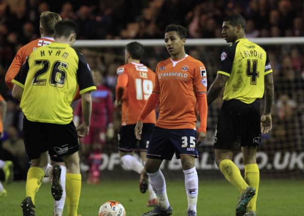 Zane Banton is looking to earn a new deal with Luton