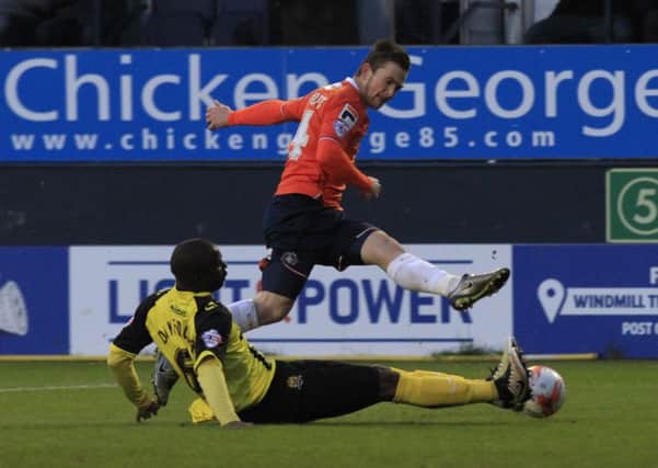 Jack Marriott went close to a goal in the first half