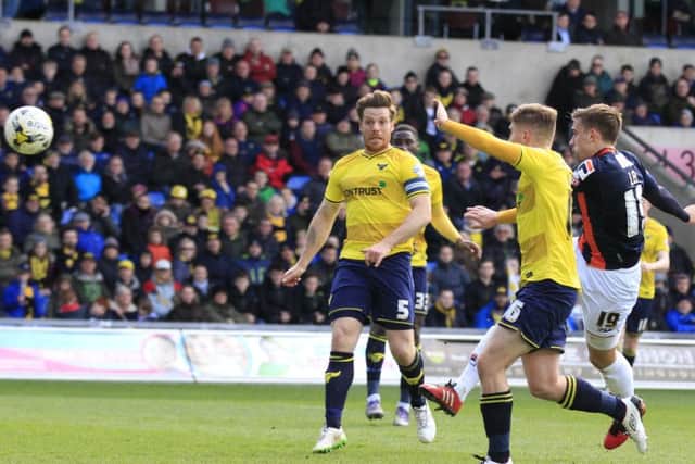 Olly Lee scores Town's second at Oxford