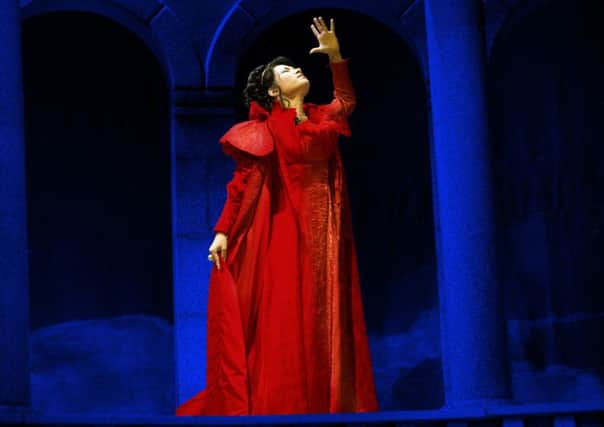 Tosca is directed as a Gothic, Victorian horror story
