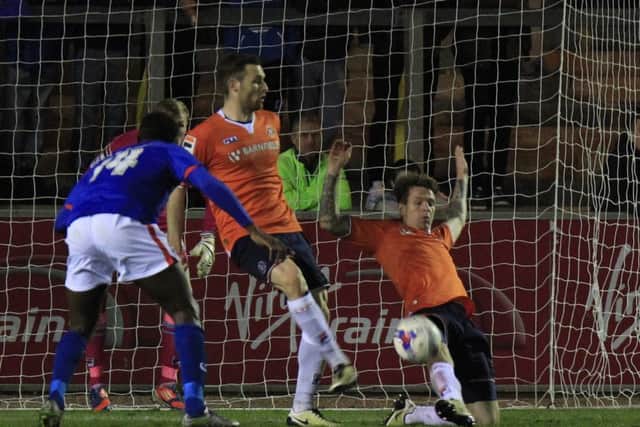 Luton clear the danger once more at Brunton Park