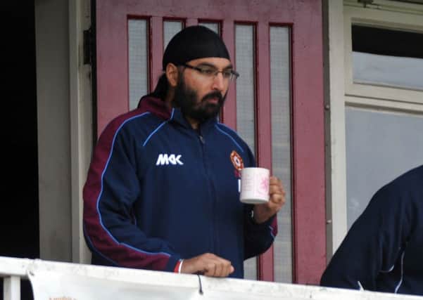 Monty Panesar watches on for Bedfordshire at the weekend
