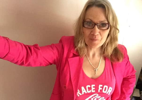Denise Coates of Houghton Regis who is doing Race for Life