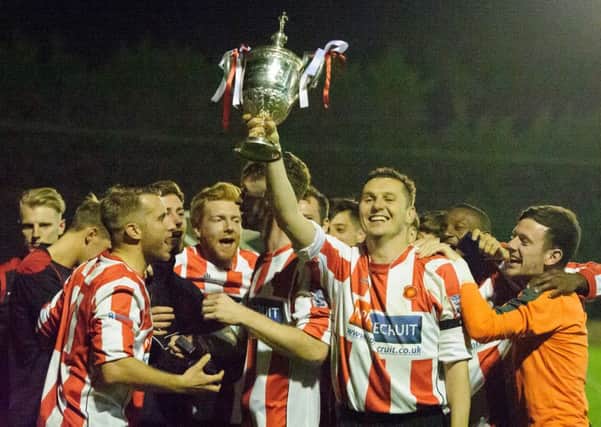 AFC Kempston Rovers lift the North Beds Charity Cup