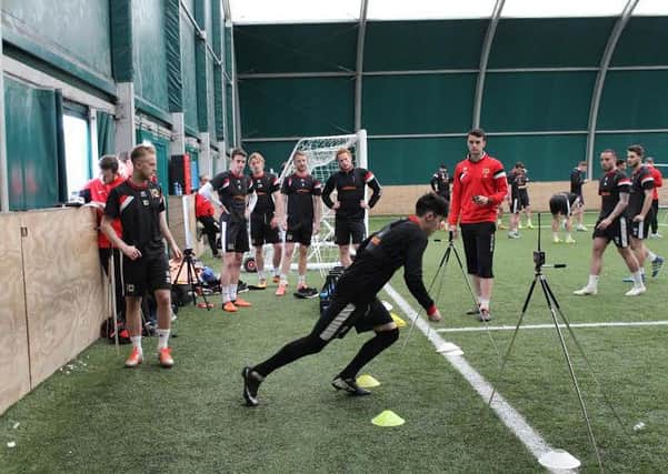 Post-season testing for the MK Dons players