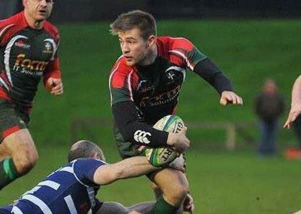 Robbie Povey in action for Luton RFC