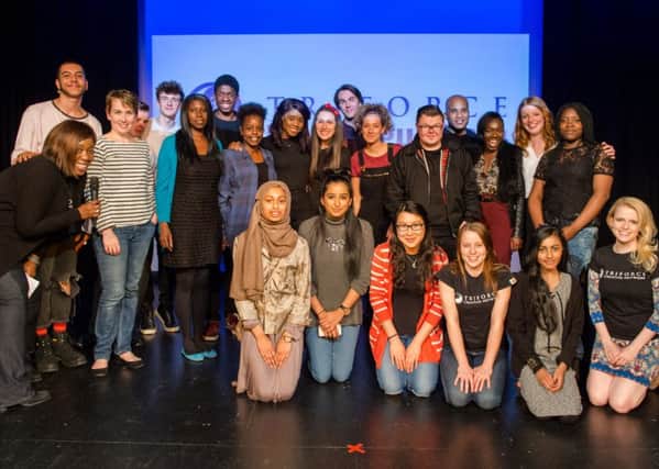 Luton masterclass who took part in MonologueSlam which was hosted by Holby City's Chizzy Akudolu