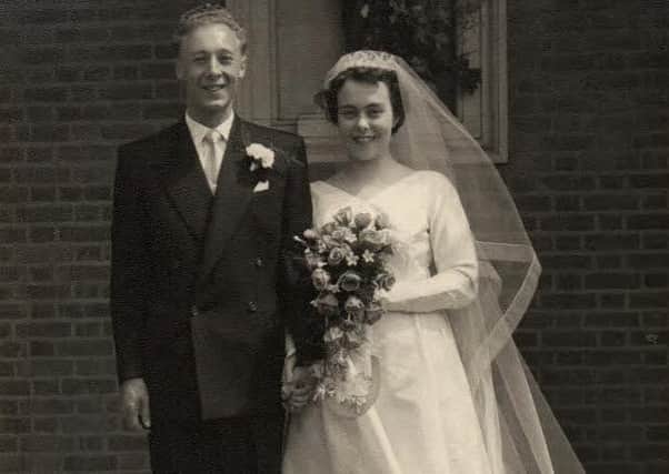 Donald and Freda Bartholomew on their wedding day - June 2, 1956