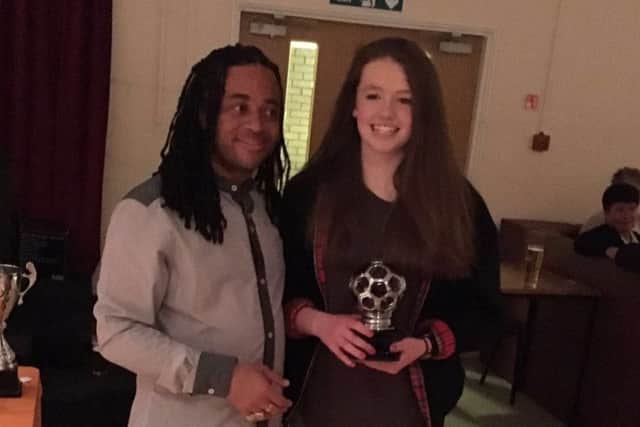 Development Team Manager's Player of the Year Chloe Harrup