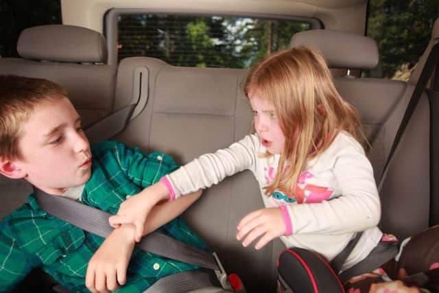 Kids driving their parents to distraction at the wheel