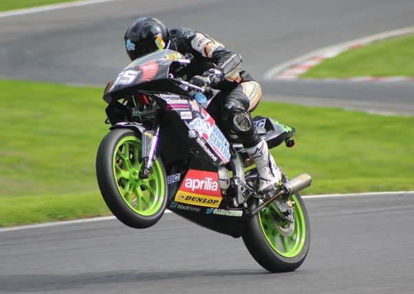 Jack Scott in action at Cadwell