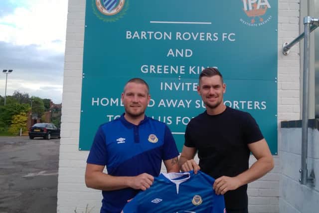 New Barton signing Steve Gentle