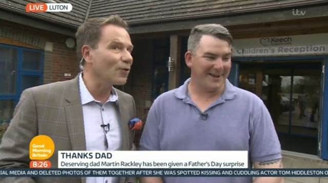 Father-of-three Martin thought he was going to Keech for a recorded interview with ITV Anglia