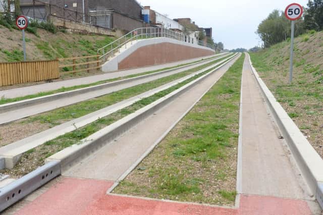 Stock photo: Luton Dunstable Busway