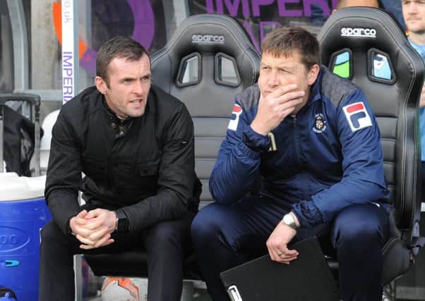 Hatters boss Nathan Jones will be looking to replace Kevin Nugent