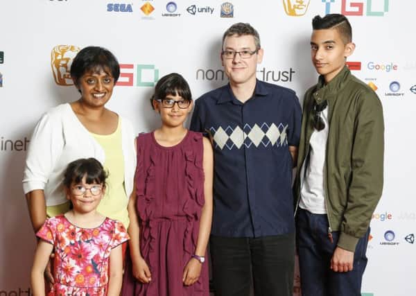 BAFTA YGD finalist Ellen O'Regan and family