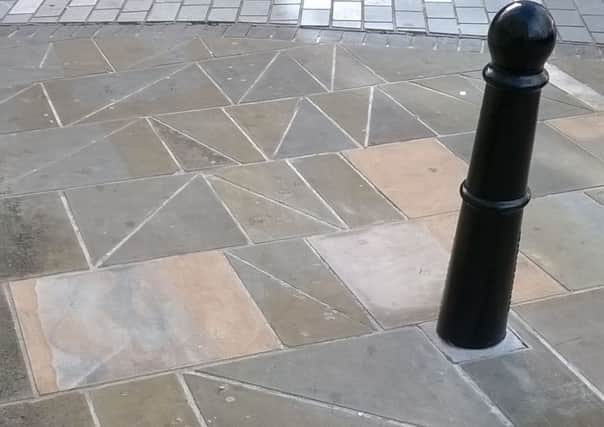 Paving outside the town hall in Luton